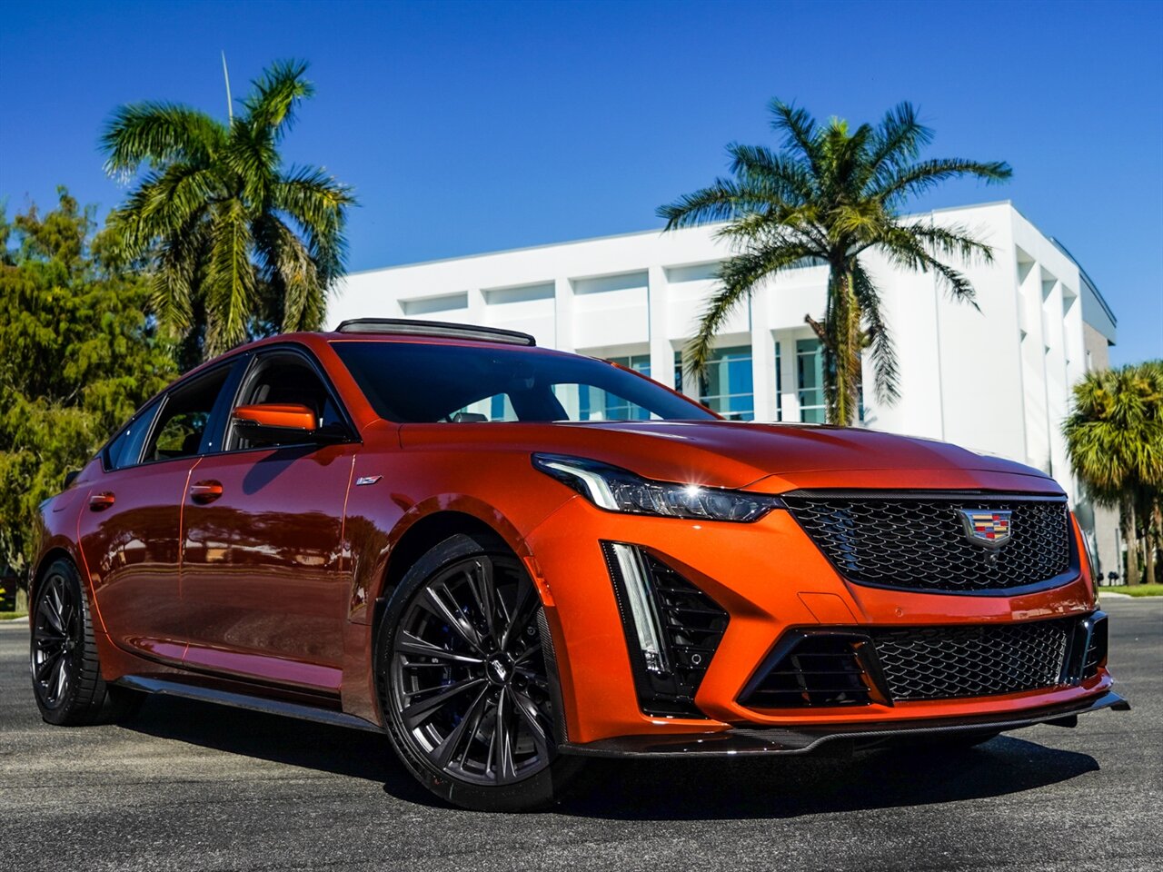 2022 Cadillac CT5-V Blackwing in Blaze Orange Metallic