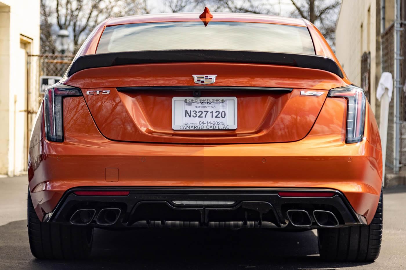 2022 Cadillac CT5-V Blackwing in Blaze Orange Metallic