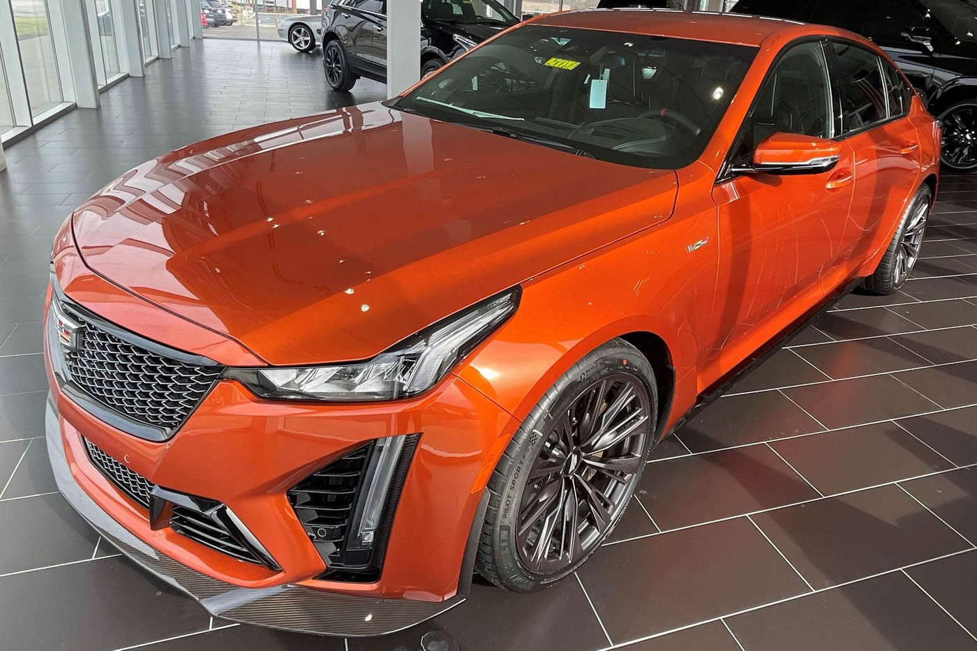 2022 Cadillac CT5-V Blackwing in Blaze Orange Metallic