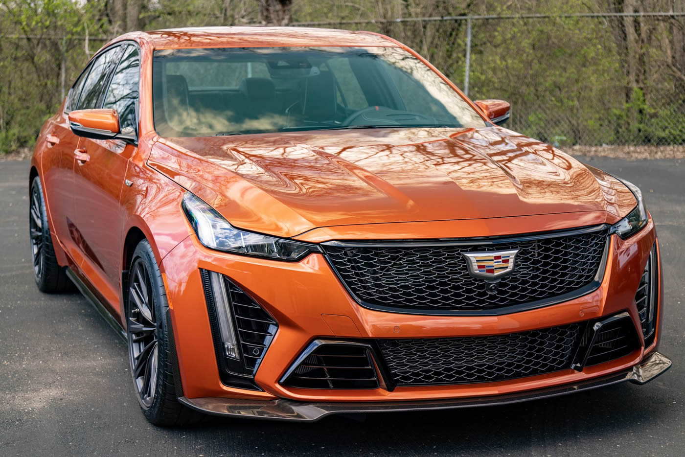 2022 Cadillac CT5-V Blackwing in Blaze Orange Metallic