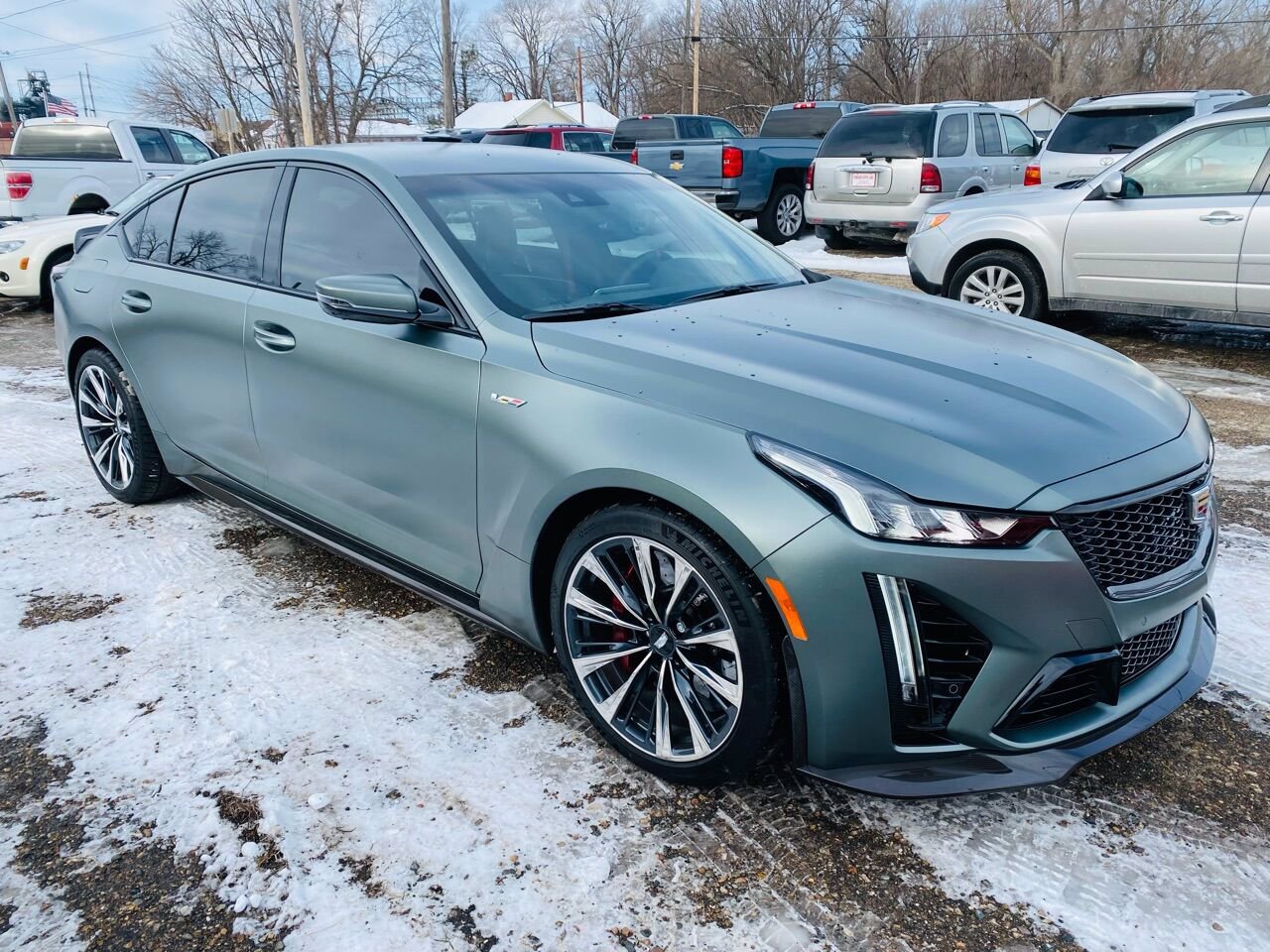 2022 Cadillac CT5-V Blackwing in Dark Emerald Frost