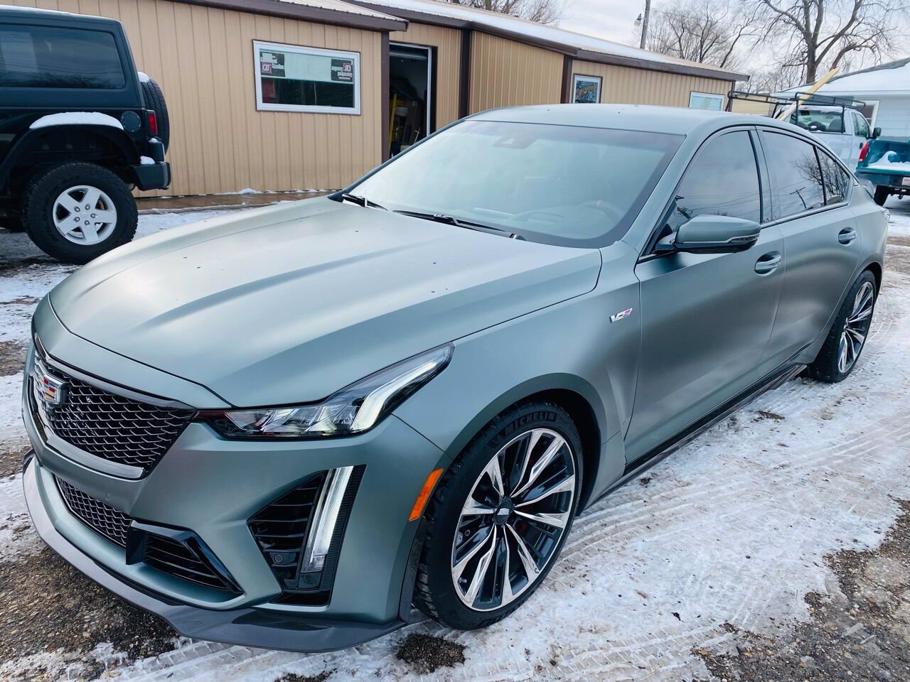 2022 Cadillac CT5-V Blackwing in Dark Emerald Frost