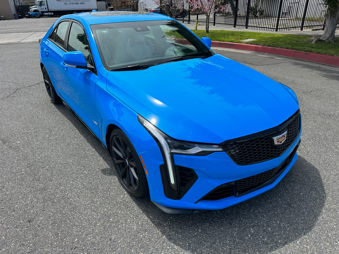 2023 Cadillac CT4-V Blackwing in Electric Blue