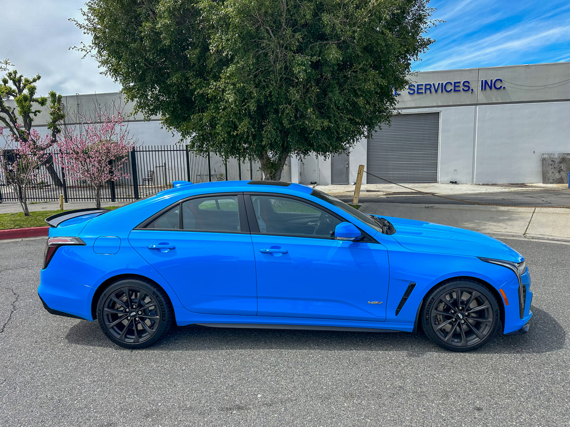 2023 Cadillac CT4-V Blackwing in Electric Blue