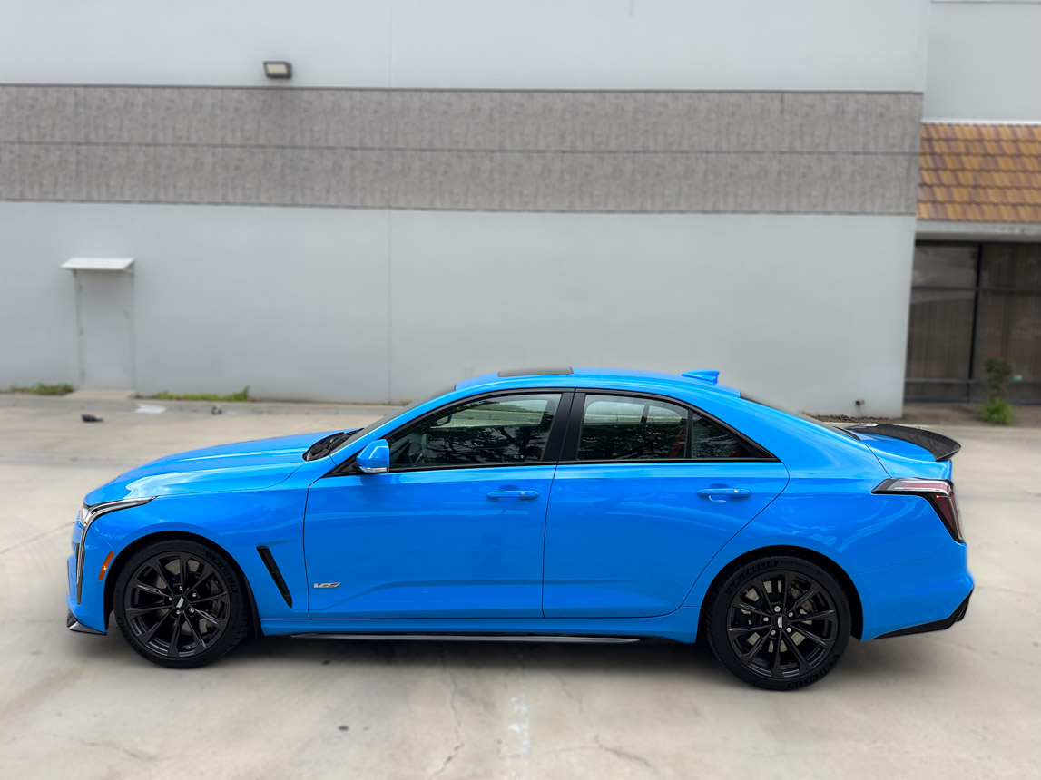 2023 Cadillac CT4-V Blackwing in Electric Blue