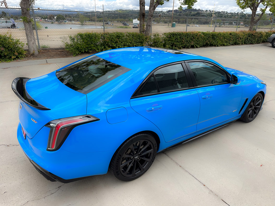 2023 Cadillac CT4-V Blackwing in Electric Blue