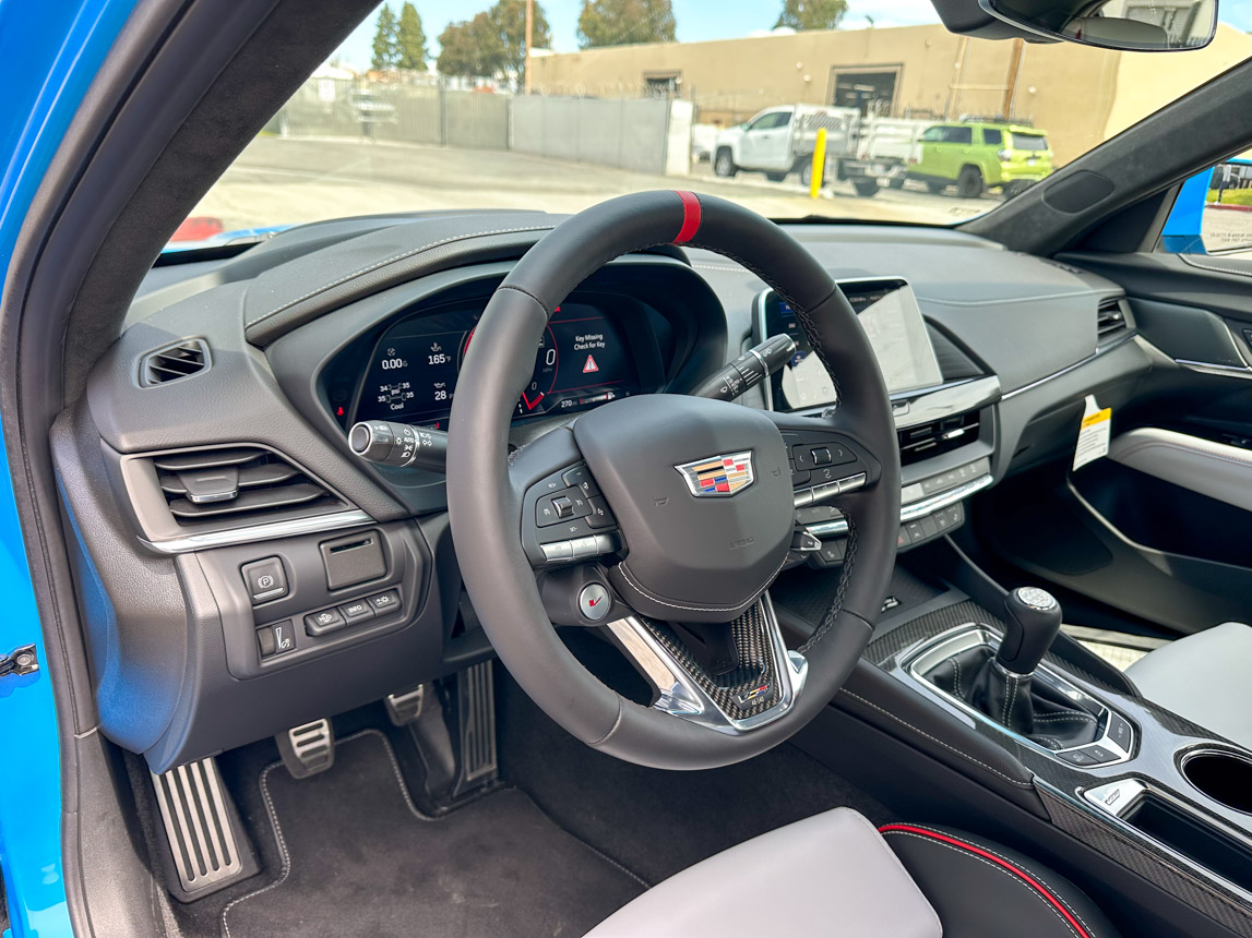 2023 Cadillac CT4-V Blackwing in Electric Blue