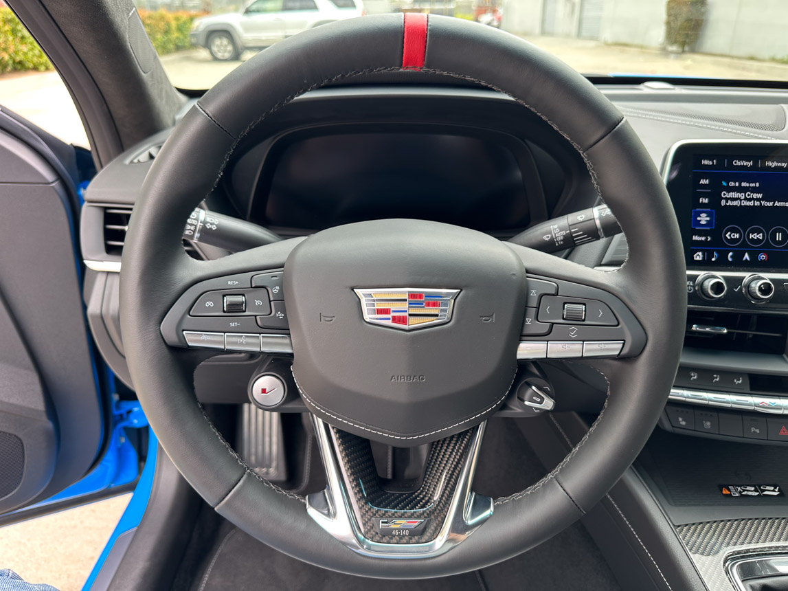 2023 Cadillac CT4-V Blackwing in Electric Blue