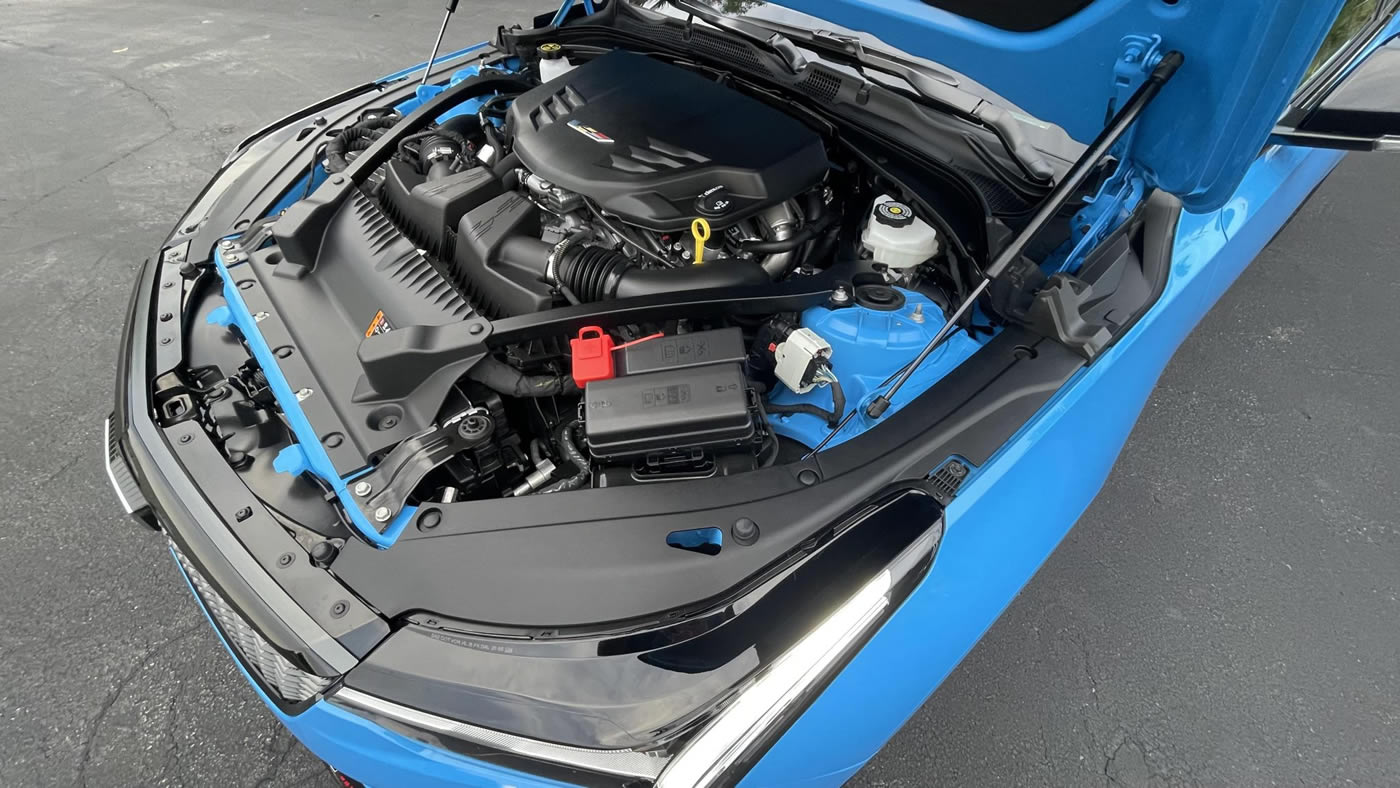 2023 Cadillac CT4-V Blackwing Watkins Glen IMSA Edition in Electric Blue