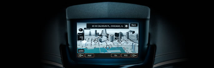 2011 Cadillac CTS-V Sport Wagon Touch Screen Navigation