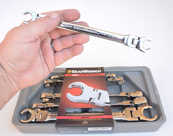 Apex Tool Group GearWrench Flex-Head Flare Nut Wrench Sets Apex Tool Group GearWrench Flex-Head Flare Nut Wrench Sets