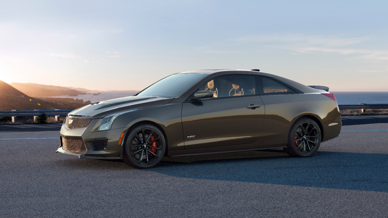 The exclusive 2019 Cadillac Pedestal Edition ATS-V Coupe and CTS