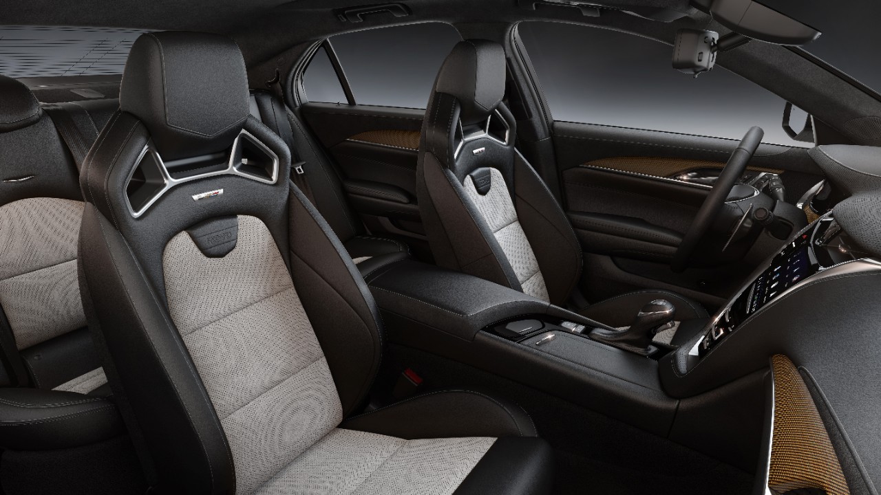 The exclusive 2019 Cadillac Pedestal Edition ATS-V Coupe and CTS