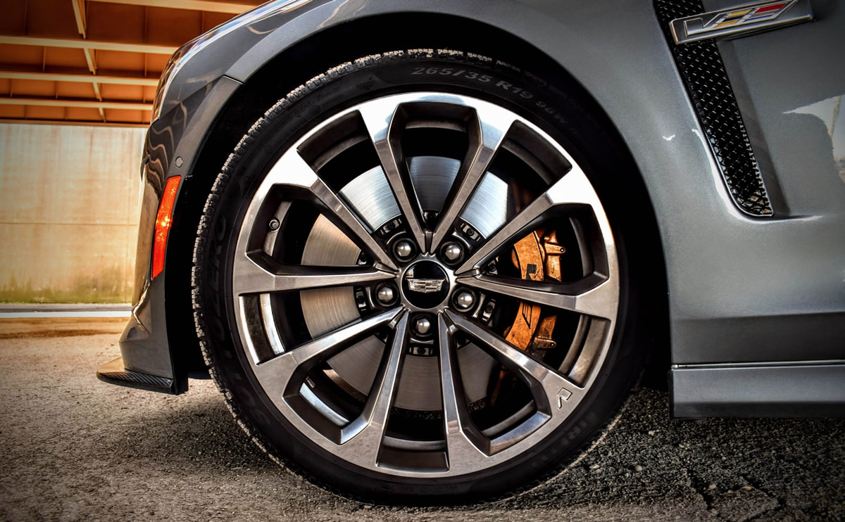 Product reviews and evaluations on Cadillac V-Series brakes and related components.