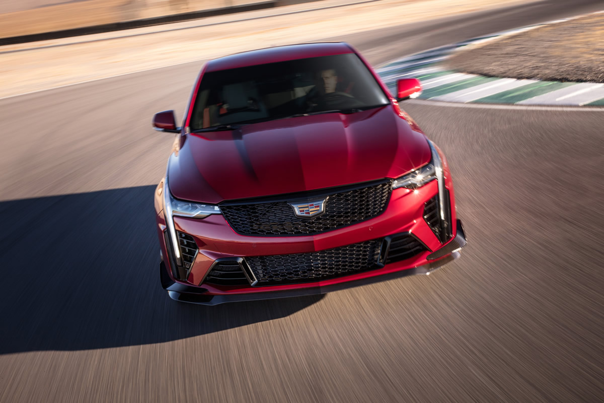 The CT4-V Blackwing will be the most powerful and fastest Cadillac ever in the subcompact class. The CT4-V Blackwing is more nimble, and benefits from extensive aerodynamic development and testing. The CT4-V Blackwing will be the most powerful and fastest Cadillac ever in the subcompact class. The CT4-V Blackwing is more nimble, and benefits from extensive aerodynamic development and testing.