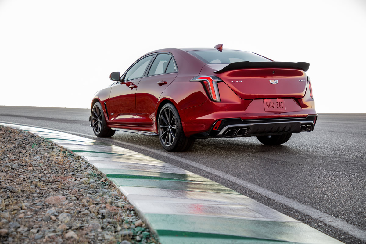 The CT4-V Blackwing will be the most powerful and fastest Cadillac ever in the subcompact class. The CT4-V Blackwing is more nimble, and benefits from extensive aerodynamic development and testing. The CT4-V Blackwing will be the most powerful and fastest Cadillac ever in the subcompact class. The CT4-V Blackwing is more nimble, and benefits from extensive aerodynamic development and testing.