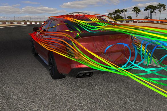 The fully functional rear spoiler on the 2022 CT4-V Blackwing balances the front underwing.