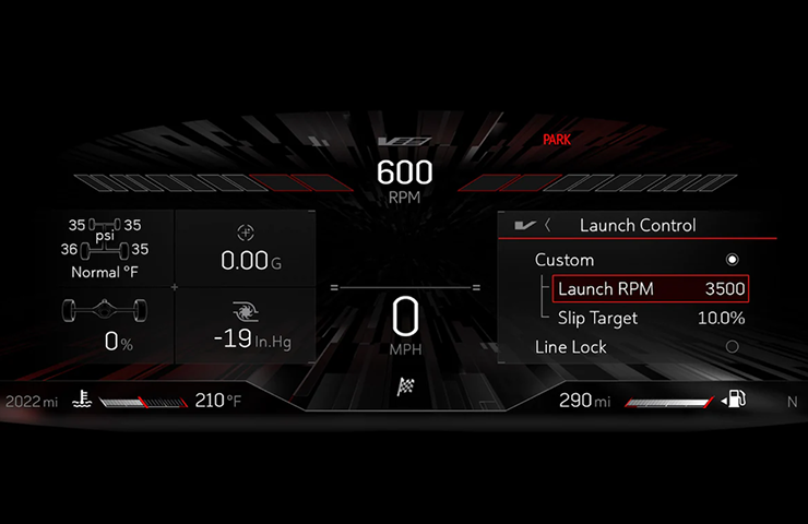2022 Cadillac CT5-V Digital Instrument Cluster