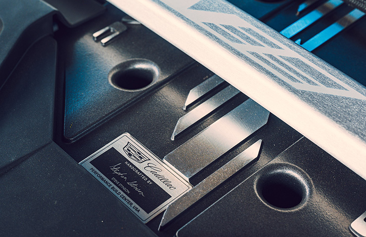 2022 Cadillac CT5-V Engine Name Plate